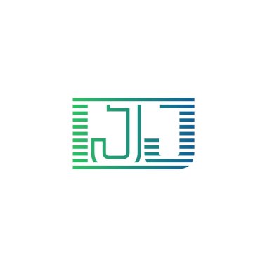 Modern IJJ Logo Tasarımı. IJJ Minimalist, Profesyonel ve İşletme Kimliği İçin Çok Yönlü Markalaştırma Simgesi