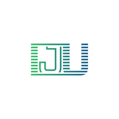 Modern IJU Logo Tasarımı. IJU Minimalist, Profesyonel ve Çok Yönlü İşletme Kimliği Simgesi