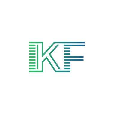 Modern IKF Logo Tasarımı. IKF Minimalist, Profesyonel ve İşletme Kimliği İçin Çok Yönlü Markalaştırma Simgesi