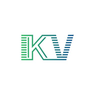 Modern IKV Logo Tasarımı. IKV 'nin Minimalist, Profesyonel ve Çok Yönlü İşletme Kimliği Simgesi