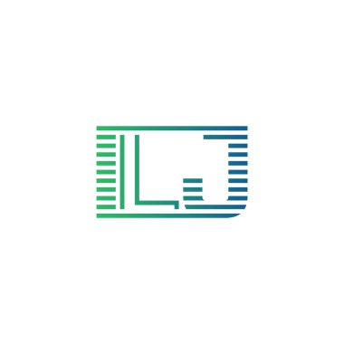 Modern ILJ Logo Tasarımı. ILJ Harfi Minimalist, Profesyonel ve İş Kimliği için Çok Yönlü Markalaştırma Simgesi