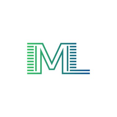 Modern IML Logo Tasarımı. IML Minimalist, Profesyonel ve İş Kimliği için Çok Yönlü Markalaştırma Simgesi