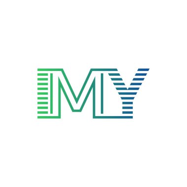 Modern IMY Logo Tasarımı. IMY Minimalist, Profesyonel ve İş Kimliği için Çok Yönlü Markalaştırma Simgesi