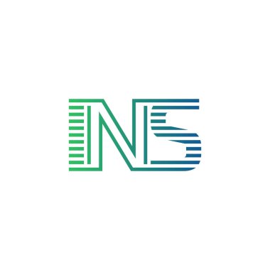 Modern INS Logo Tasarımı. INS Minimalist, Profesyonel ve İşletme Kimliği İçin Çok Yönlü Markalaştırma Simgesi