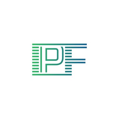 Modern IPF Logo Tasarımı. IPF Minimalist, Profesyonel ve İşletme Kimliği İçin Çok Yönlü Markalaştırma Simgesi