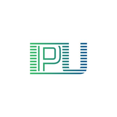 Modern IPU Logo Tasarımı. IPU Minimalist, Profesyonel ve Çok Yönlü İşletme Kimliği Simgesi