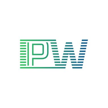 Modern IPW Logo Tasarımı. Harf IPW İş Kimliği Minimalist, Profesyonel ve Çok Yönlü Markalaştırma Simgesi