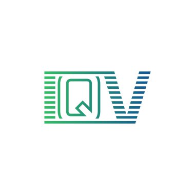 Modern IQV Logo Tasarımı. Harf IQV Minimalist, Profesyonel ve İş Kimliği için Çok Yönlü Markalaştırma Simgesi