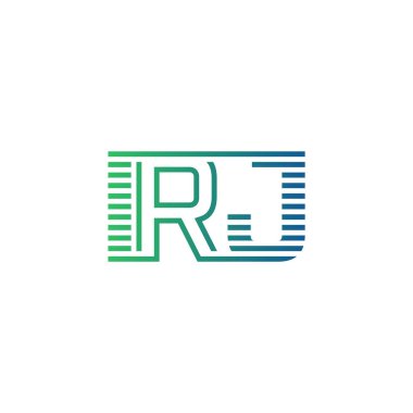 Modern IRJ Logo Tasarımı. IRJ Mektup Minimalist, Profesyonel ve İş Kimliği için Çok Yönlü Markalaştırma Simgesi