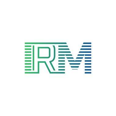Modern IRM Logo Tasarımı. İş Kimliği için IRM Minimalist, Profesyonel ve Çok Yönlü Markalaştırma Simgesi