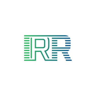Modern IRR Logo Tasarımı. İş Kimliği için IRR Minimalist, Profesyonel ve Çok Yönlü Markalaştırma Simgesi