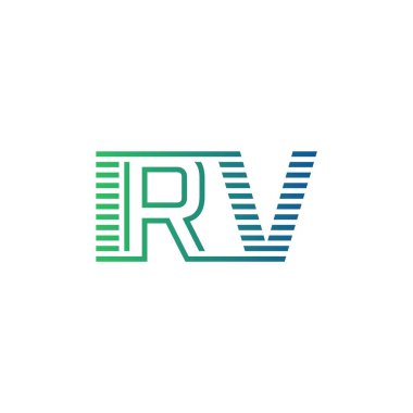Modern IRV Logo Tasarımı. İş Kimliği için İRV Minimalist, Profesyonel ve Çok Yönlü Markalaştırma Simgesi