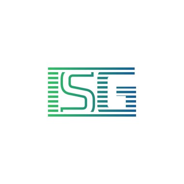 Modern ISG Logo Tasarımı. ISG Minimalist, Profesyonel ve İş Kimliği için Çok Yönlü Markalaştırma Simgesi