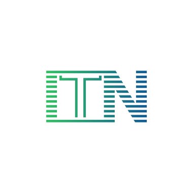 Modern ITN Logo Tasarımı. ITN Minimalist, Profesyonel ve İş Kimliği için Çok Yönlü Markalaştırma Simgesi