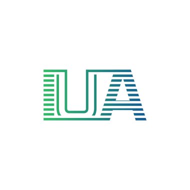Modern IUA logo tasarımı. IUA Minimalist, Profesyonel ve İşletme Kimliği İçin Çok Yönlü Markalaştırma Simgesi
