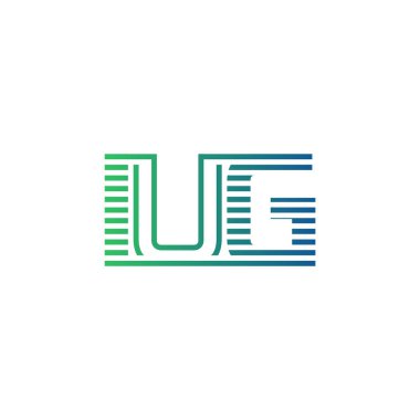 Modern IUG Logo Tasarımı. IUG Minimalist, Profesyonel ve Çok Yönlü İşletme Kimliği Simgesi