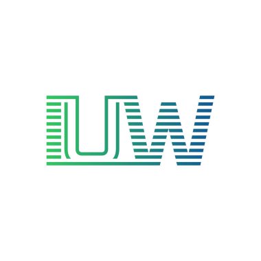 Modern IUW Logo Tasarımı. IUW İşletme Kimliği İçin Minimalist, Profesyonel ve Çok Yönlü Markalaştırma Simgesi