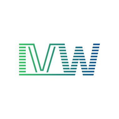 Modern IVW Logo Tasarımı. IVW Minimalist, Profesyonel ve Çok Yönlü İşletme Kimliği Simgesi