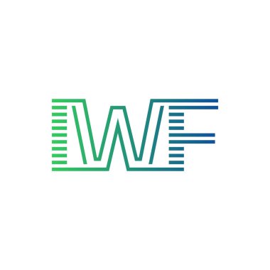 Modern IWF Logo Tasarımı. IWF Minimalist, Profesyonel ve Çok Yönlü İşletme Kimliği Simgesi