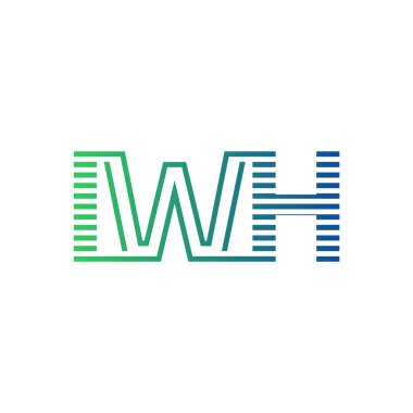 Modern IWH Logo Tasarımı. IWH Minimalist, Profesyonel ve Çok Yönlü İşletme Kimliği Simgesi