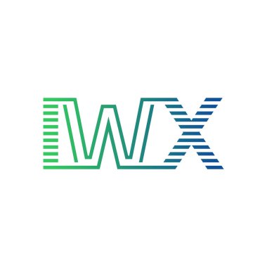 Modern IWX Logo Tasarımı. IWX 'in Minimalist, Profesyonel ve Çok Yönlü İşletme Kimliği Simgesi