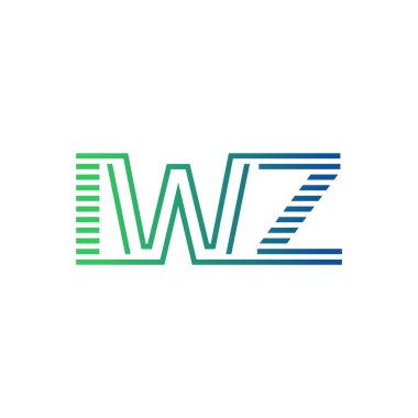 Modern IWZ Logo Tasarımı. IWZ Minimalist, Profesyonel ve Çok Yönlü İşletme Kimliği Simgesi