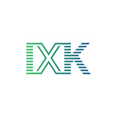 Modern IXK Logo Tasarımı. IXK Minimalist, Profesyonel ve Çok Yönlü İşletme Kimliği Simgesi