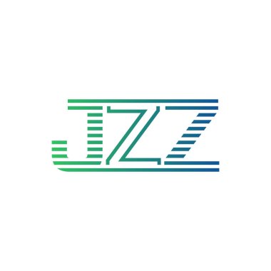 Modern JZZ Logo Tasarımı. İş Kimliği için JZZ Minimalist, Profesyonel ve Çok Yönlü Markalaştırma Simgesi