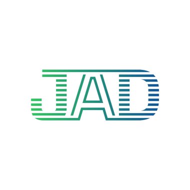 Modern JAD Logo Tasarımı. İş Kimliği için JAD Minimalist, Profesyonel ve Çok Yönlü Markalaştırma Simgesi