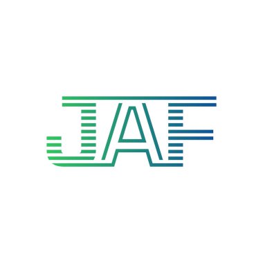 Modern JAF Logo Tasarımı. İş Kimliği için JAF Minimalist, Profesyonel ve Çok Yönlü Markalaştırma Simgesi