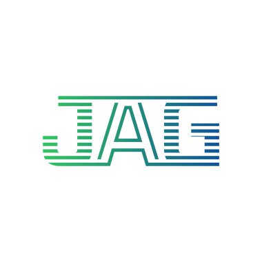 Modern JAG Logo Tasarımı. JAG Minimalist, Profesyonel ve Çok Yönlü İşletme Kimliği Simgesi