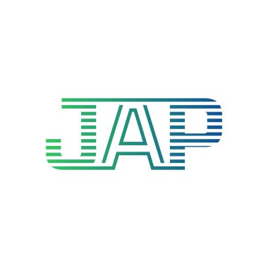 Modern JAP Logo Tasarımı. İş Kimliği için JAP Minimalist, Profesyonel ve Çok Yönlü Markalaştırma Simgesi