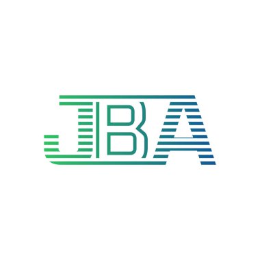 Modern JBA Logo Tasarımı. JBA Minimalist, Profesyonel ve İş Kimliği için Çok Yönlü Markalaştırma Simgesi