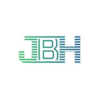 Modern JBH Logo Tasarımı. İş Kimliği için JBH Minimalist, Profesyonel ve Çok Yönlü Markalaştırma Simgesi
