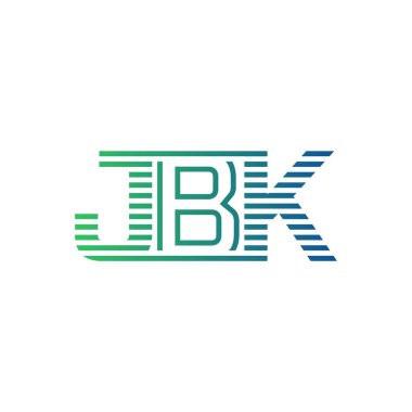 Modern JBK Logo Tasarımı. İş Kimliği için JBK Minimalist, Profesyonel ve Çok Yönlü Markalaştırma Simgesi