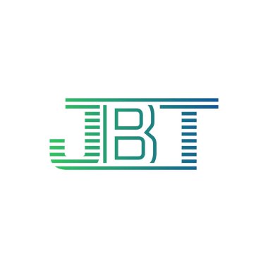 Modern JBT Logo Tasarımı. İş Kimliği için JBT Minimalist, Profesyonel ve Çok Yönlü Markalaştırma Simgesi