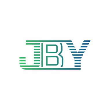 Modern JBY Logo Tasarımı. İş Kimliği için JBY Minimalist, Profesyonel ve Çok Yönlü Markalaştırma Simgesi