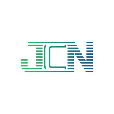 Modern JCN Logo Tasarımı. İş Kimliği için JCN Minimalist, Profesyonel ve Çok Yönlü Markalaştırma Simgesi