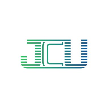 Modern JCU Logo Tasarımı. Harf JCU İş Kimliği Minimalist, Profesyonel ve Çok Yönlü Markalaştırma Simgesi