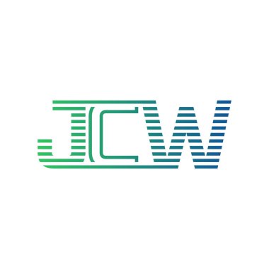 Modern JCW Logo Tasarımı. İş Kimliği için JCW Minimalist, Profesyonel ve Çok Yönlü Markalaştırma Simgesi