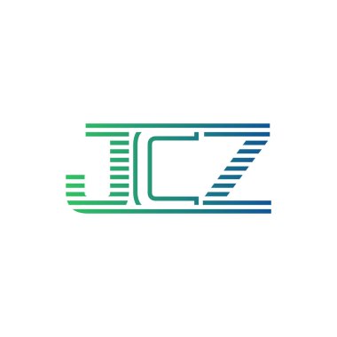 Modern JCZ Logo Tasarımı. İş Kimliği için JCZ Minimalist, Profesyonel ve Çok Yönlü Markalaştırma Simgesi
