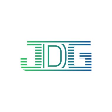 Modern JDG Logo Tasarımı. İş Kimliği için JDG Minimalist, Profesyonel ve Çok Yönlü Markalaştırma Simgesi