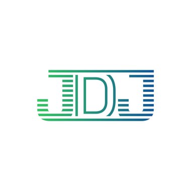 Modern JDJ Logo Tasarımı. İş Kimliği için JDJ Minimalist, Profesyonel ve Çok Yönlü Markalaştırma Simgesi