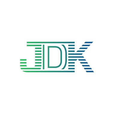 Modern JDK Logo Tasarımı. İş Kimliği için JDK Minimalist, Profesyonel ve Çok Yönlü Marka Simgesi