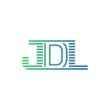 Modern JDL Logo Tasarımı. İş Kimliği için JDL Minimalist, Profesyonel ve Çok Yönlü Markalaştırma Simgesi