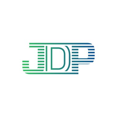 Modern JDP Logo Tasarımı. İş Kimliği için JDP Minimalist, Profesyonel ve Çok Yönlü Markalaştırma Simgesi
