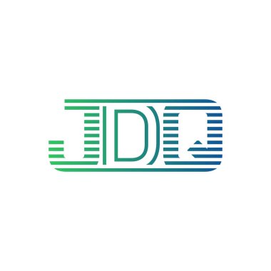 Modern JDQ Logo Tasarımı. İş Kimliği için JDQ Minimalist, Profesyonel ve Çok Yönlü Markalaştırma Simgesi