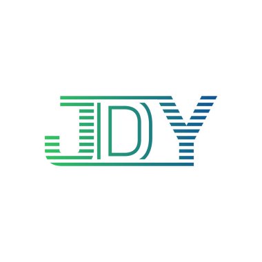 Modern JDY Logo Tasarımı. İş Kimliği için JDY Minimalist, Profesyonel ve Çok Yönlü Markalaştırma Simgesi