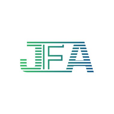 Modern JFA Logo Tasarımı. İş Kimliği için JFA Minimalist, Profesyonel ve Çok Yönlü Markalaştırma Simgesi
