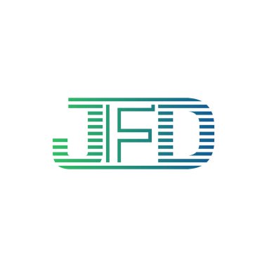 Modern JFD Logo Tasarımı. İş Kimliği için JFD Minimalist, Profesyonel ve Çok Yönlü Markalaştırma Simgesi